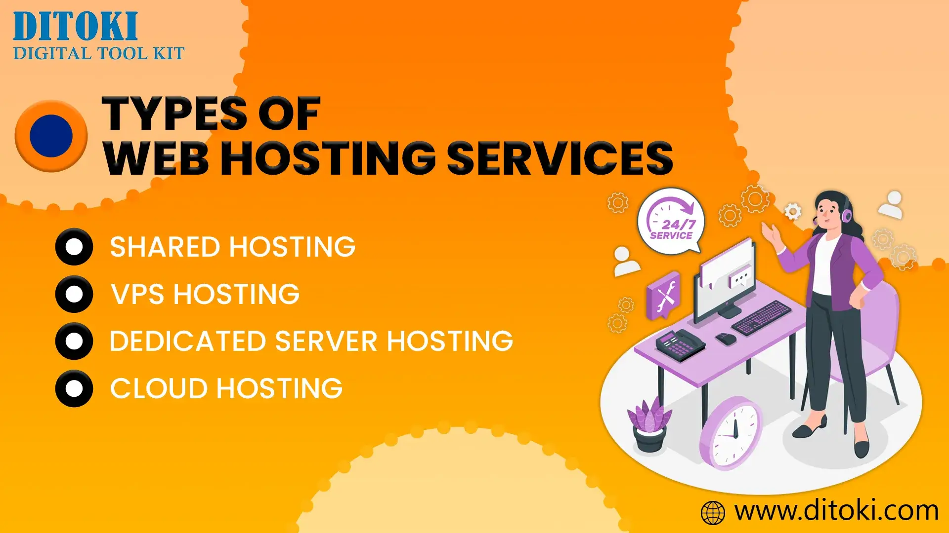 type of webhosting service